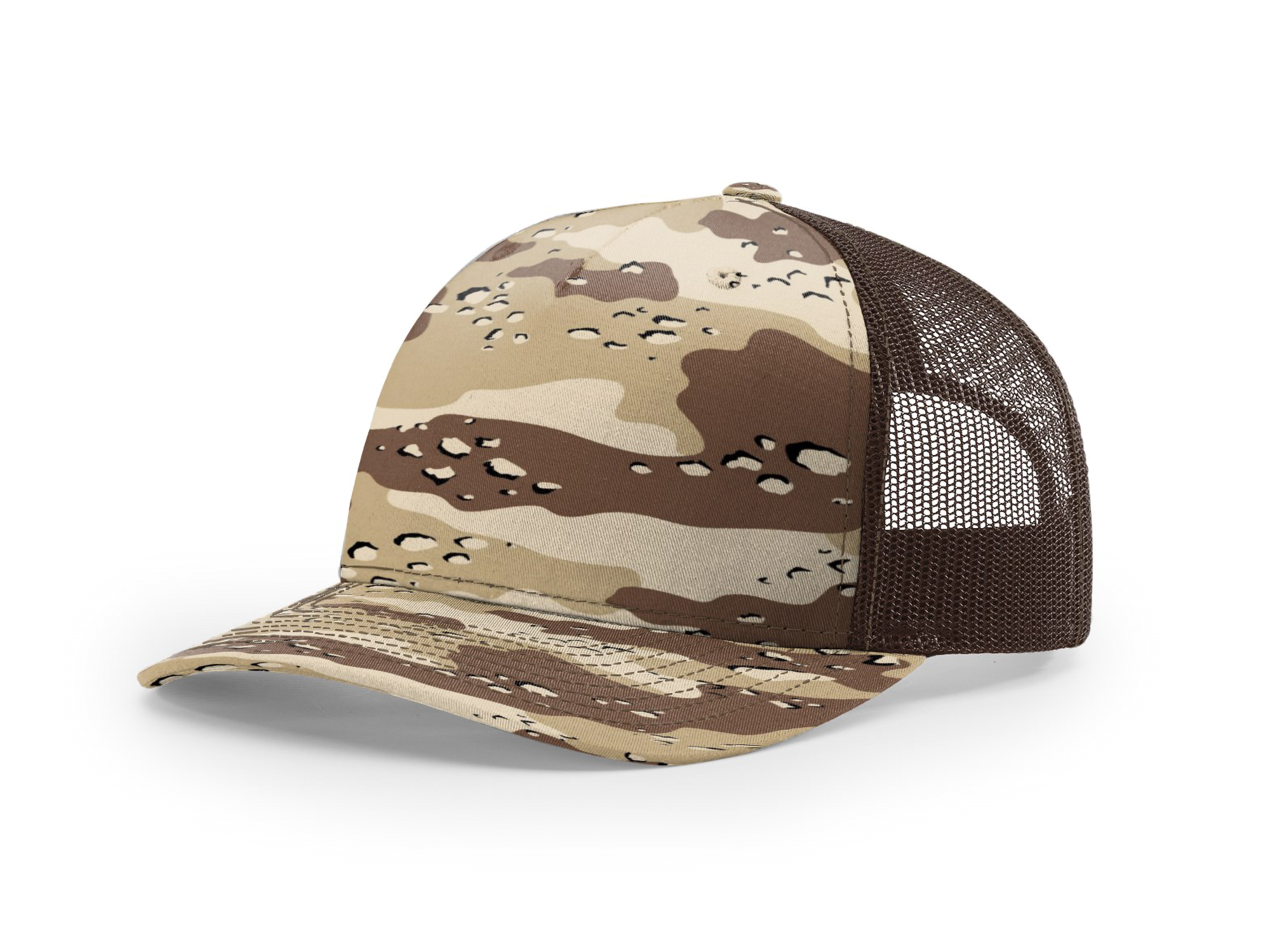 Printed Five-Panel Trucker Cap - 112PFP