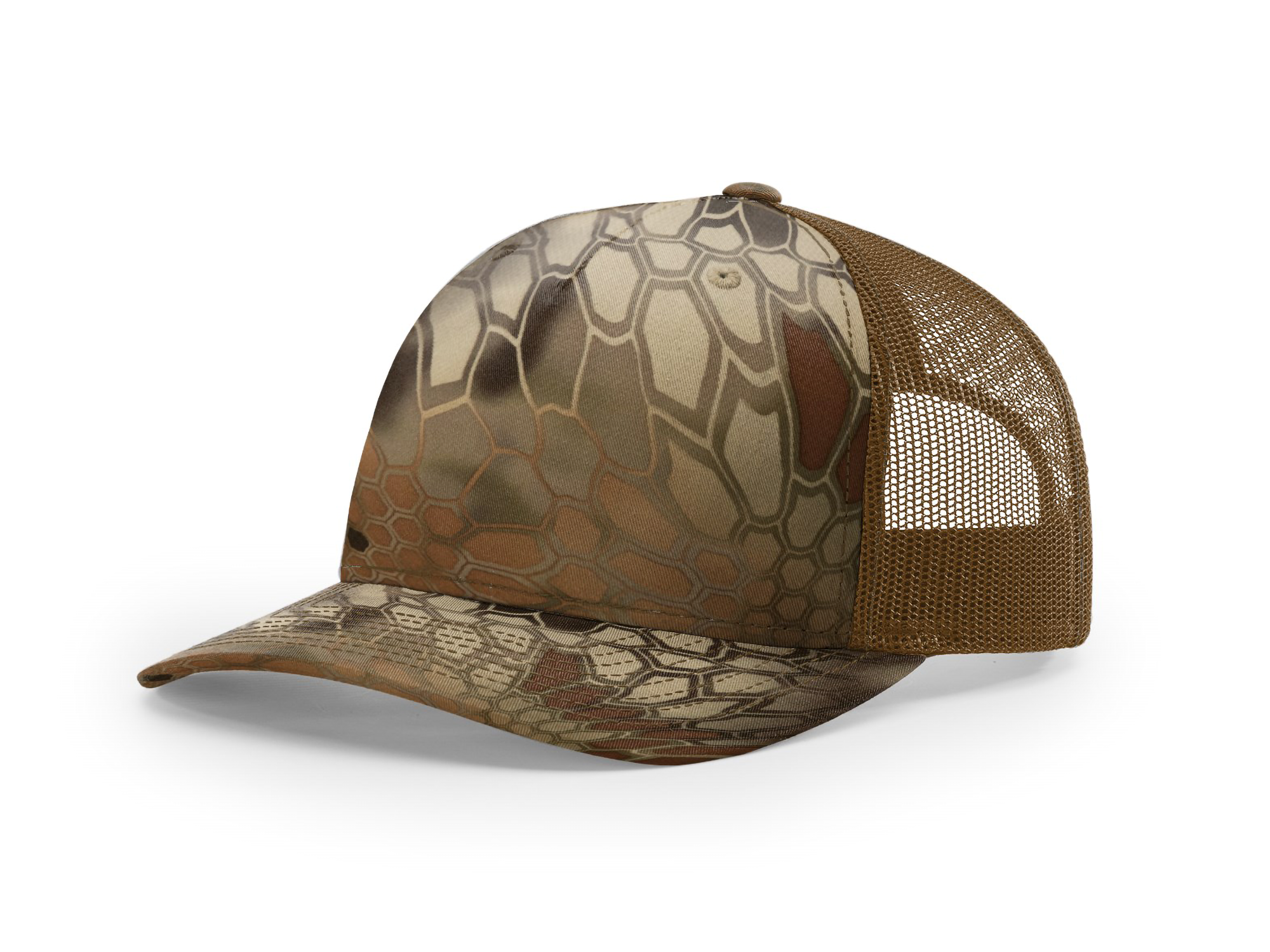 Printed Five-Panel Trucker Cap - 112PFP