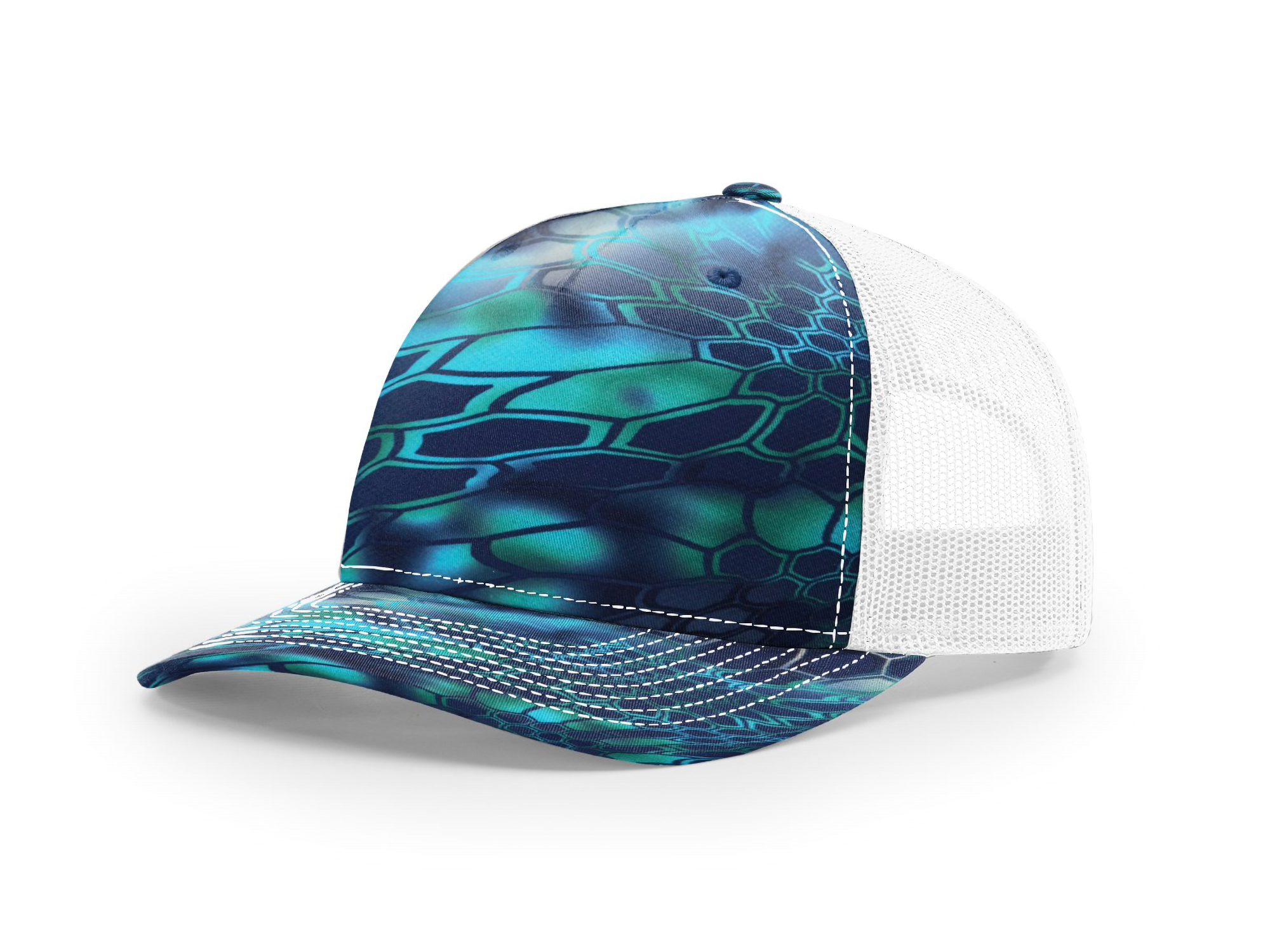 Printed Five-Panel Trucker Cap - 112PFP