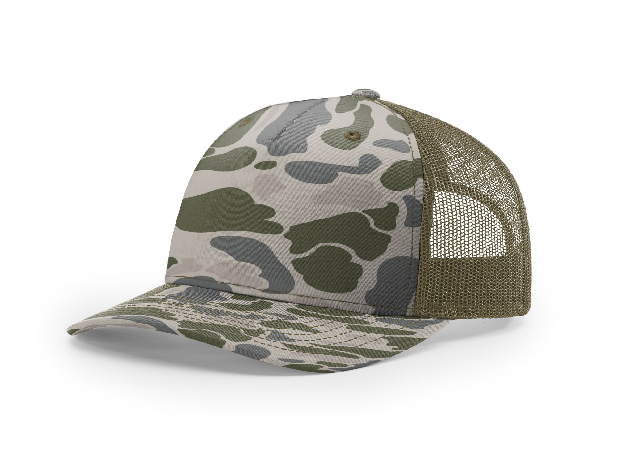 Printed Five-Panel Trucker Cap - 112PFP
