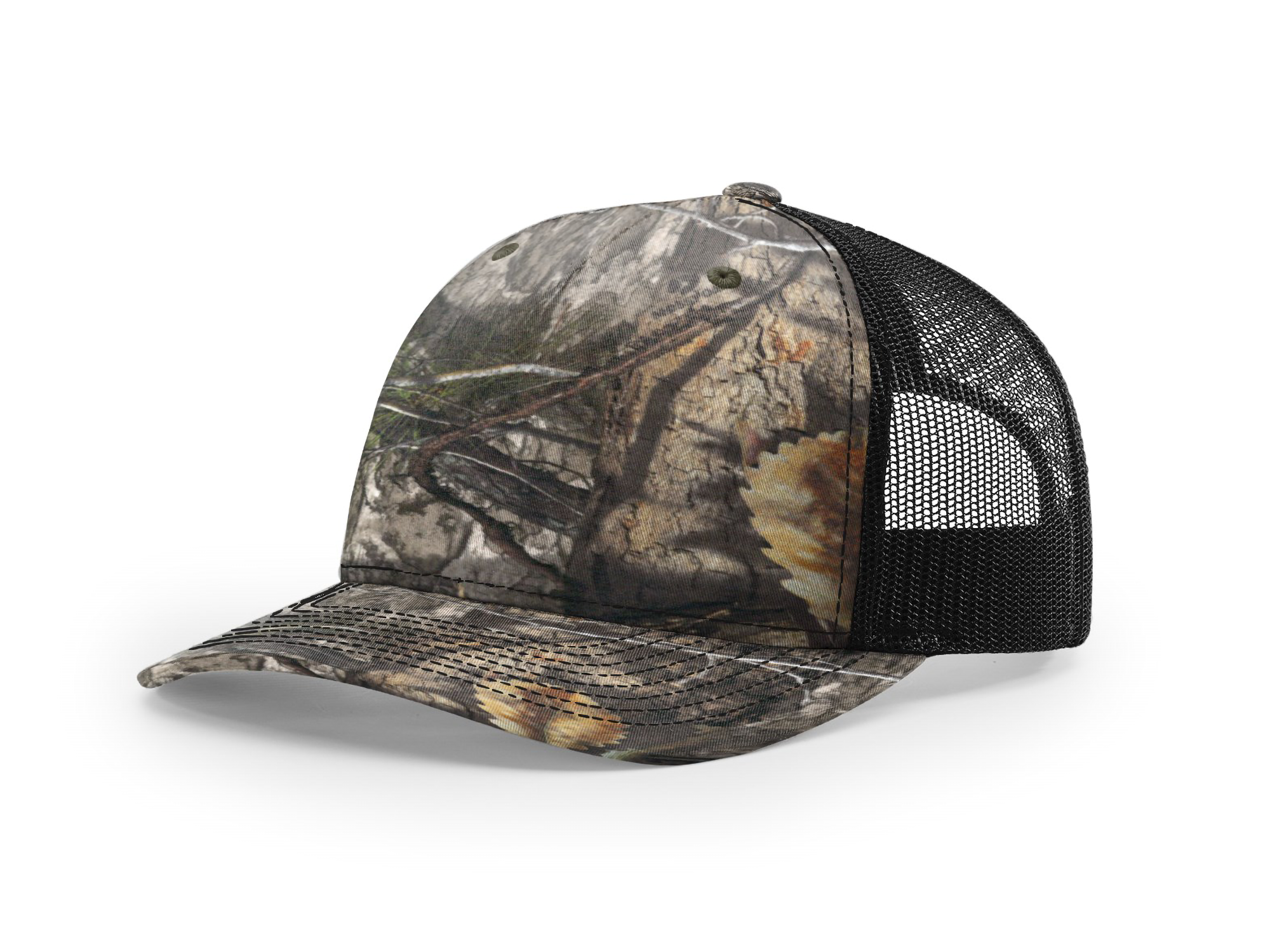 Printed Five-Panel Trucker Cap - 112PFP