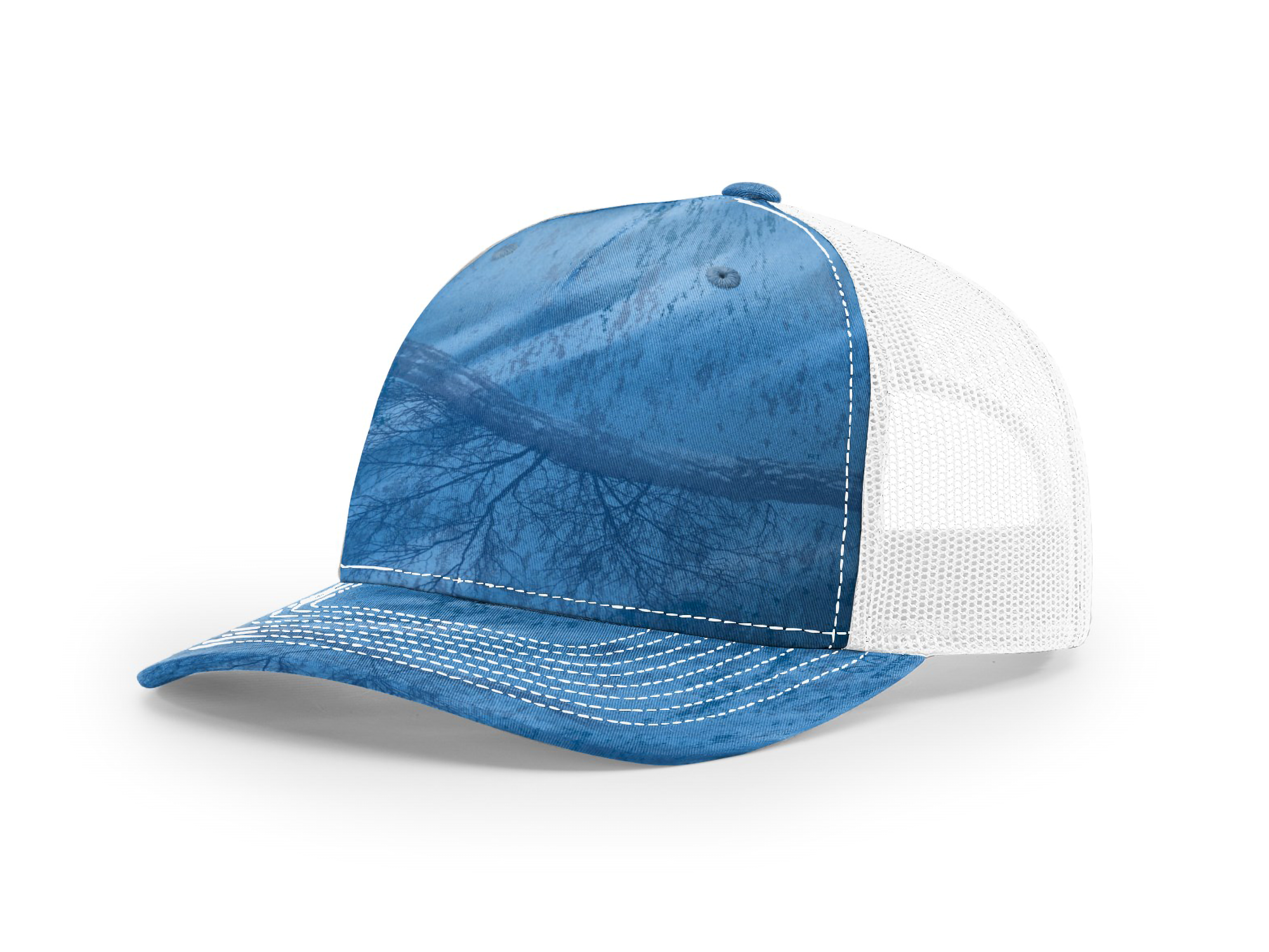 Printed Five-Panel Trucker Cap - 112PFP