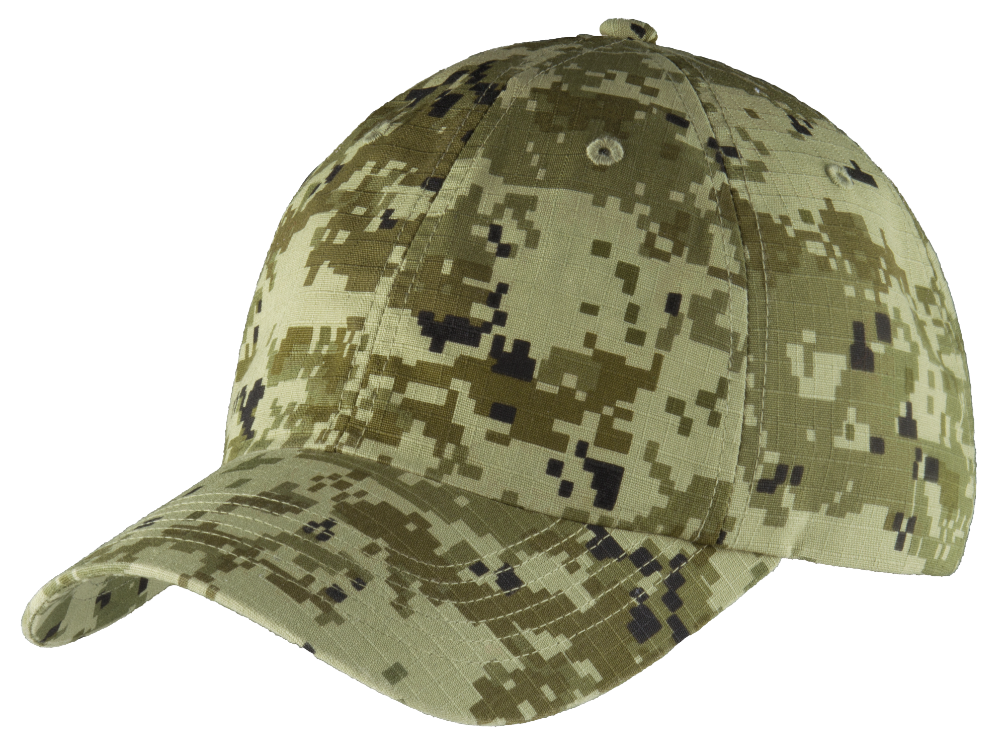 Digital Ripstop Camouflage Cap - C925