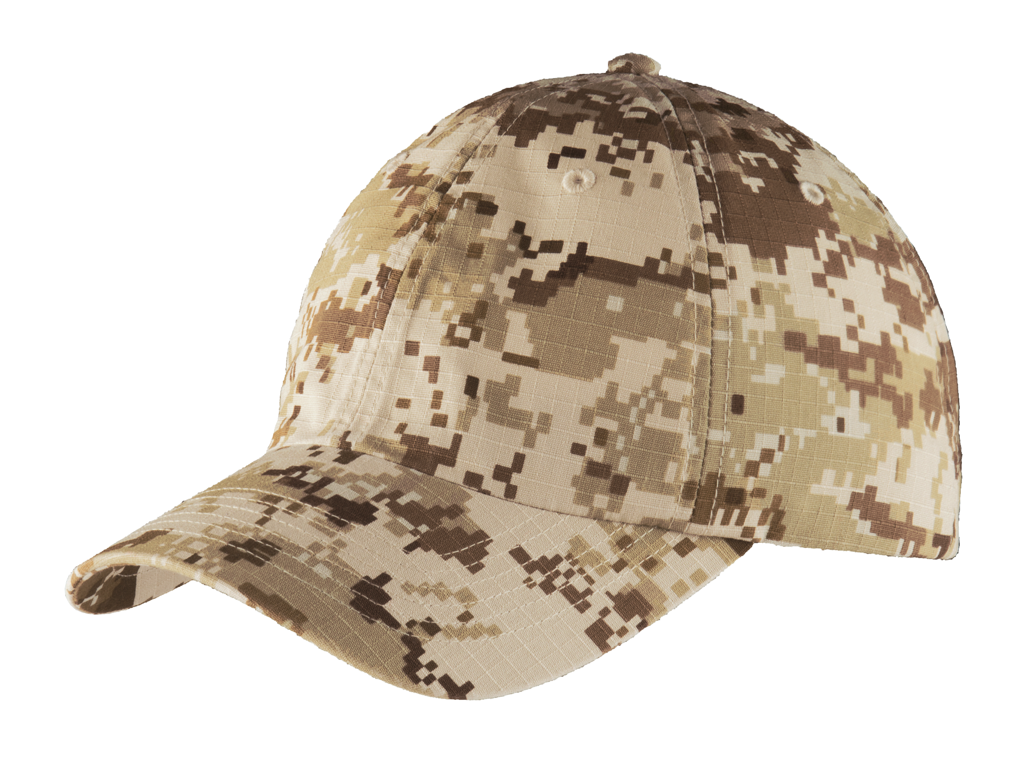 Digital Ripstop Camouflage Cap - C925