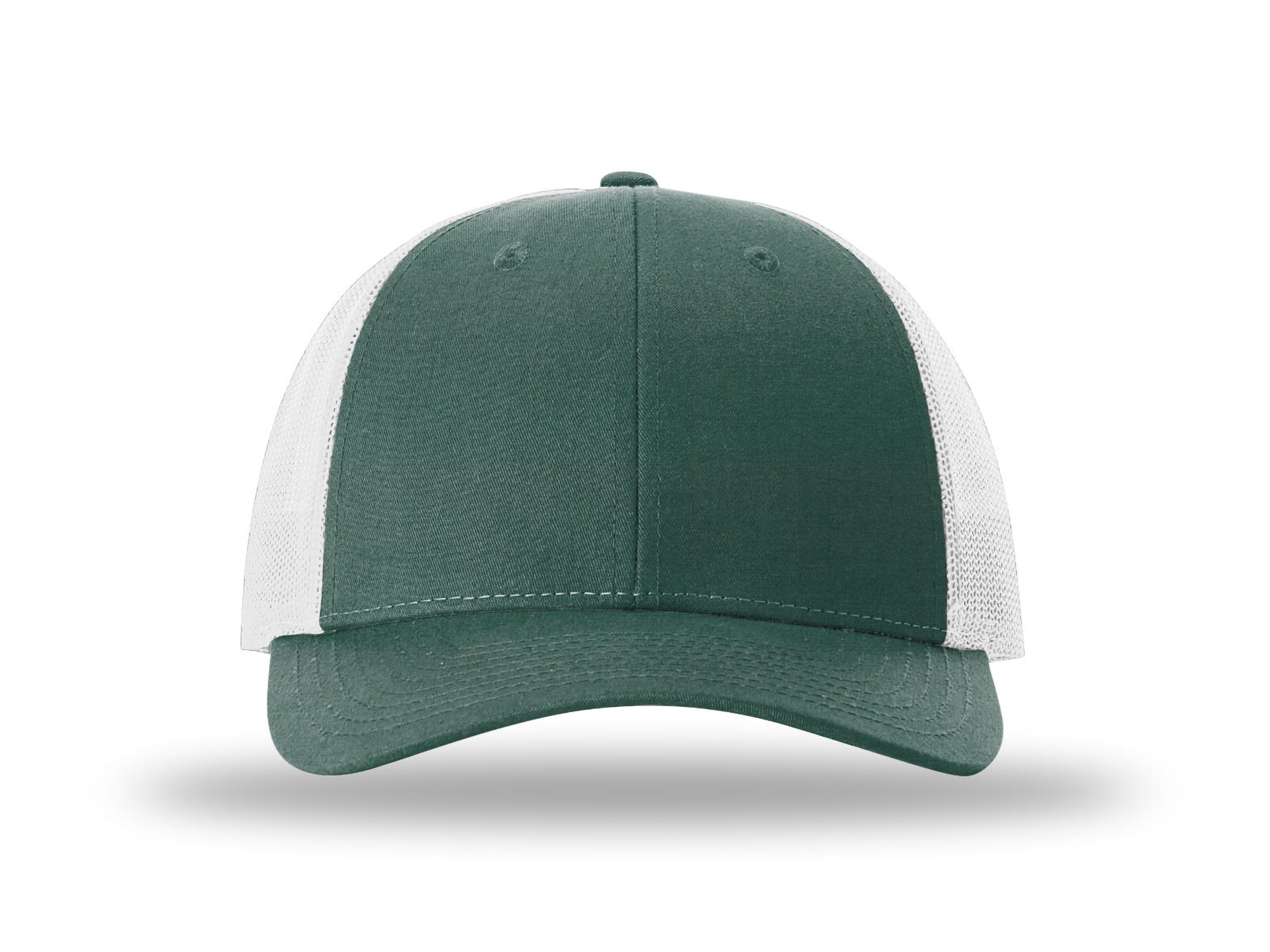 Dark Green Heather-Light Grey